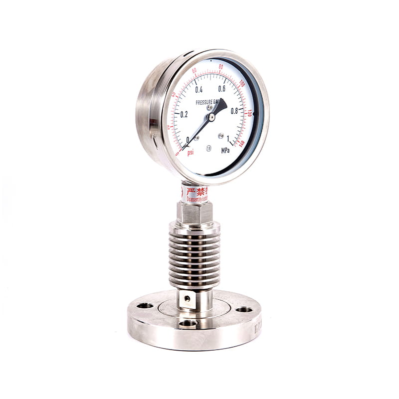 Seria Y-M Wszystkie stalowe stalowe sterylne wskaźniki ciśnieniowe Seria Y-M Wszystkie stalowe stalowe sterylne wskaźniki ciśnieniowe